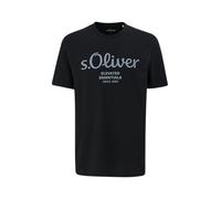 s.Oliver 2139909 T-Shirt, Nero 99D1, L Uomo