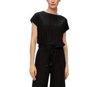 s.Oliver 2141528 T-Shirt, Nero 9999, 46 Donna
