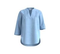 s.Oliver 2147365 Camicia in Misto Lino, Maniche a 3/4, Celeste, 40 Donna