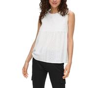 s.Oliver 2151162 Camicette Top, Bianco 01L0, 50 Donna