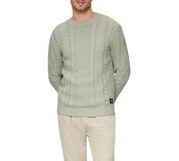 s.Oliver 2152198 Maglione con Motivo a trecce, 80W0, M Uomo