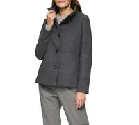 s.Oliver 2155287 Giacca in Twill con Colletto Alto, 9898, 46 Donna