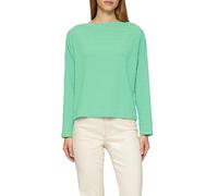 s.Oliver 2156458 Maglia a Maniche Lunghe con Motivo, Verde Lime, 46 Donna