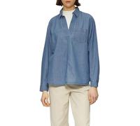 s.Oliver 2161042 Camicia a Maniche Lunghe, Blu, 46 Donna