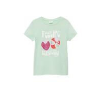 s.Oliver 2163374 T-Shirt, Verde Oceano, 92-98 Bambine e Ragazze