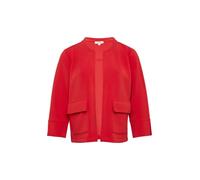 s.Oliver 2164184 Sweat Blazer Maniche a 3/4, Colore: Rosso, 50 Donna