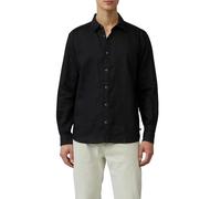 s.Oliver 2164316 Camicia a Maniche Lunghe, Nero, XXL Uomo