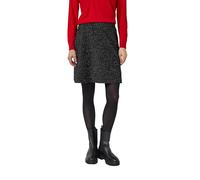 s.Oliver 2175415 Gonna in Maglia con Filato Glitterato, Grigio/Nero, 52 Donna