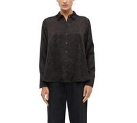 s.Oliver 2181296 - Camicia da Donna con Polsini, Stampa su Tutta la Superficie Marrone, 40