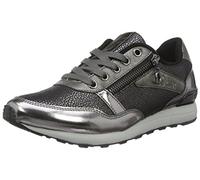 s.Oliver 23635, Scarpe da Ginnastica Basse Donna, Argento (Pewter Comb. 925), 39 EU