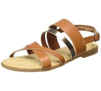 s.Oliver 5-5-28119-24, Sandali Romani Donna, Marrone Cognac Lt Gold 331, 38 EU
