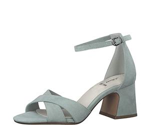 s.Oliver 5-5-28302-20, Sandali con Tacco, Donna, Verde Pale Green, 38 EU
