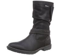 s.Oliver 55416, Stivali Classici Imbottiti a Gamba Corta Ragazza, Nero (Nero (Black 001)), 37