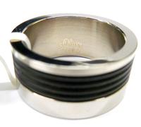 S.Oliver Anello Donna Uomo Unisex Acciaio SO564/03 NUOVO Gr. 64 / 20,3 Mm