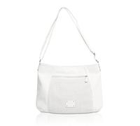 s.Oliver (Bags Shoulder Bag 39.505.94.2614 - Borsa a Tracolla da Donna, 38 x 31 x 10 cm (Larghezza x Altezza x profondità), Bianco Bianco 0100, 38x31x10 cm (B x H x T)