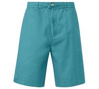 s.Oliver Big Size 2148436 Bermuda in Misto Lino, Blue Green 6565, 48 Uomo
