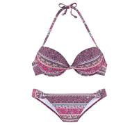 s.Oliver Bikini petrolio / bacca / rosa neon / rosa chiaro / bianco Donna s.Oliver XSxC petrolio / bacca / rosa neon / rosa chiaro / bianco