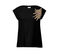 s.Oliver BLACK LABEL 2147434 T-Shirt, Black 99l1, 52 Donna