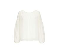 s.Oliver BLACK LABEL 2151091 Camicia in Chiffon, 0200 Bianco, 42 Donna