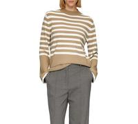 s.Oliver BLACK LABEL 2156253 Maglione con Colletto Alto, Sabbia, 40 Donna