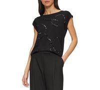 s.Oliver BLACK LABEL 2157278 T-Shirt con Paillettes, 99 d0, 44 Donna