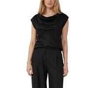 s.Oliver BLACK LABEL 2177023 T-Shirt con Collo a Cascata, 999, 50 Donna
