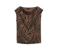 s.Oliver BLACK LABEL Top cioccolato / nero Donna - Abbigliamento - Taglie comode - Maglie e top - Top s.Oliver BLACK LABEL XXL