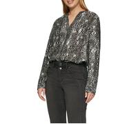 s. Oliver Blouses Grey/black Taglia: 44 | Cappotti Outlet | Donna | Grigio