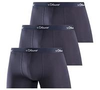 s.Oliver 3 Boxer Basic Pantaloncino, Blu Navy, L (Pacco da 3) Uomo