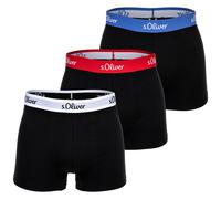 S.Oliver Boxer Da Uomo, Confezione Da 3 - Boxer In Cotone Stretch