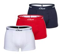 S.Oliver Boxer Da Uomo, Confezione Da 3 - Trunks, Hipsters, Cotone Stretch