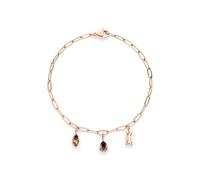 s.Oliver Bracelet - Elegante bracciale in acciaio inox lucido - oro rosa - catena regolabile fino a 21 cm - impermeabile e delicato sulla pelle