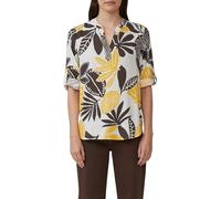 s.Oliver Camicia in Misto Lino con Maniche a 3/4, Crema, 52