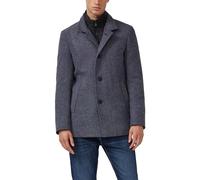 s.Oliver Cappotto strutturato con lana e inserto fisso, 58W0_blu intenso, 54