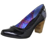 s.Oliver Casual 5-5-22411-20, Scarpe col Tacco Donna, Nero (Schwarz (Black Patent 18)), 42