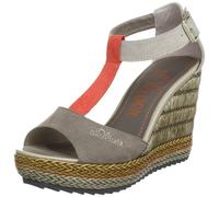 s.Oliver Casual 5-5-28318-20, Sandali con la zeppa donna, Beige (Beige (Pepper Comb 397)), 37