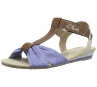 s.Oliver Casual 5-5-48207-22, Sandali Bambina, Viola (Violett (Nut/Blue 478)), 36