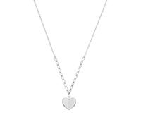 s.Oliver Collana con ciondolo in acciaio inossidabile/argento sterling 925 per donna, collana con cristallo, consegnata in una confezione regalo per gioielli