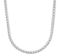 s.Oliver Collana in acciaio inossidabile per uomo, collana, argento, disponibile in una confezione regalo per gioielli