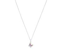 s.Oliver Collana per bambine in Argento 925, con zirconi sintetici, 37+3 cm, Argento, Viene fornita in confezione regalo per gioielli