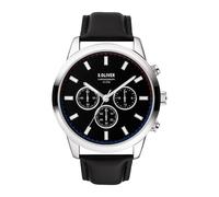 s.Oliver Orologio Cronografo Quarzo Uomo con Cinturino in Pelle SO-3858-LC