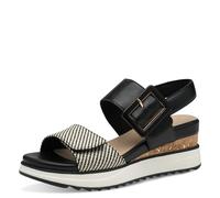 s.Oliver Damen 5-28705-44, Sandali con Zeppa Donna, Pettine Nero, 39 EU