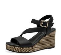 s.Oliver Damen 5-28707-44, Sandali con Zeppa Donna, Nero, 41 EU