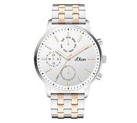 s.Oliver Damen Analog Quarz Uhr mit Edelstahl Armband SO-4323-MM