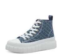 s.Oliver Damen Sneaker High 5-25201-44, Scarpe da Ginnastica Donna, Denim Comb, 41 EU