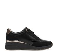 s.Oliver Damen Sneaker Low 5-23608-42, Scarpe da Ginnastica Donna, Pettine Nero, 38 EU