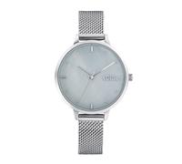 s.Oliver Orologio da polso da Donna al quarzo Analogico, con Bracciale in Acciaio Inossidabile, Argento, impermeabile 3 bar, fornito in confezione regalo