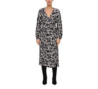 s. Oliver Dresses White Black Allover Print Taglia: 44 | Abiti Midi Outlet | Donna | Nero