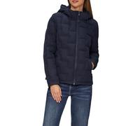 s.Oliver 2150978 Giacca Ibrida con Cappuccio, 5959 Blu, 40 Donna