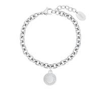 S.oliver Gioiello Donna Braccialetto Acciaio Inox Argento Moneta 2031480